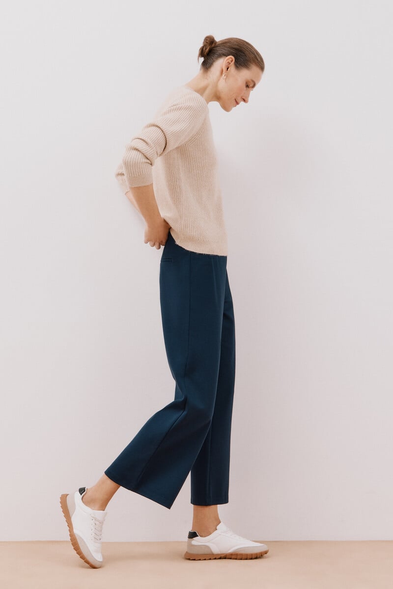 pedro del hierro Pantalón palazzo de punto 2025
