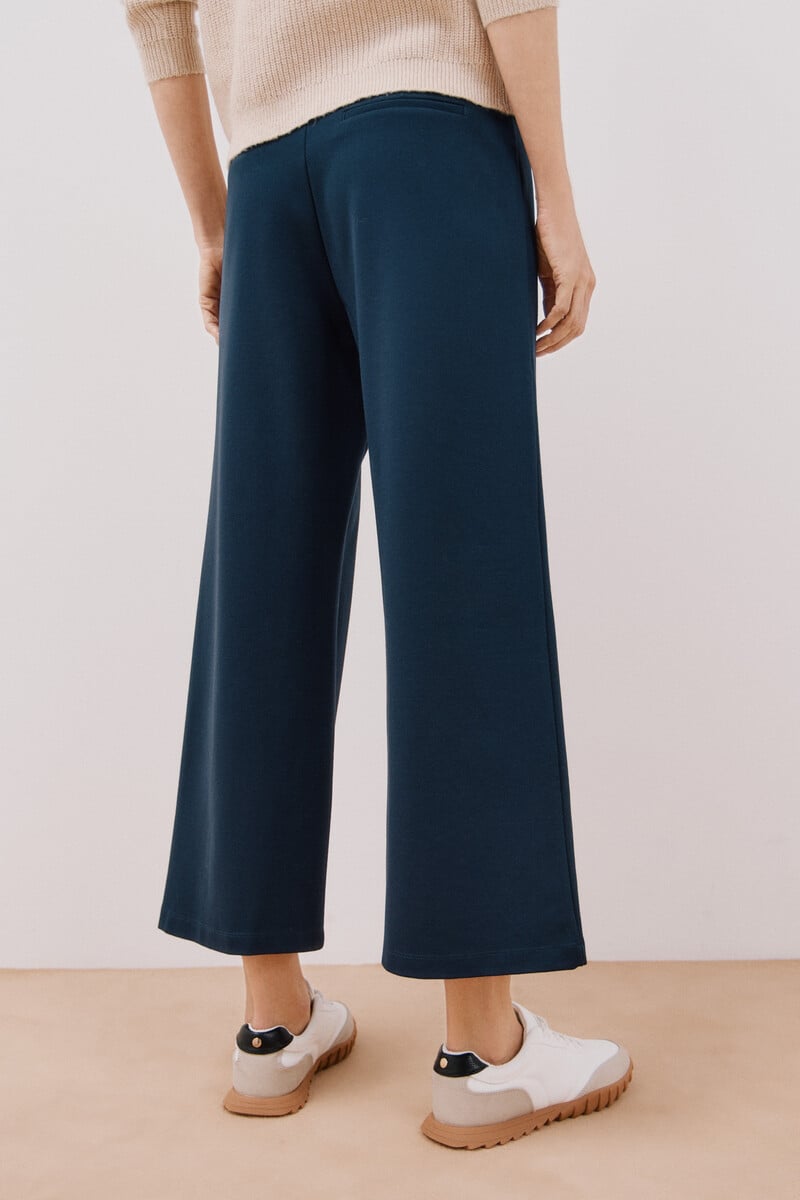 pedro del hierro Pantalón palazzo de punto 2025
