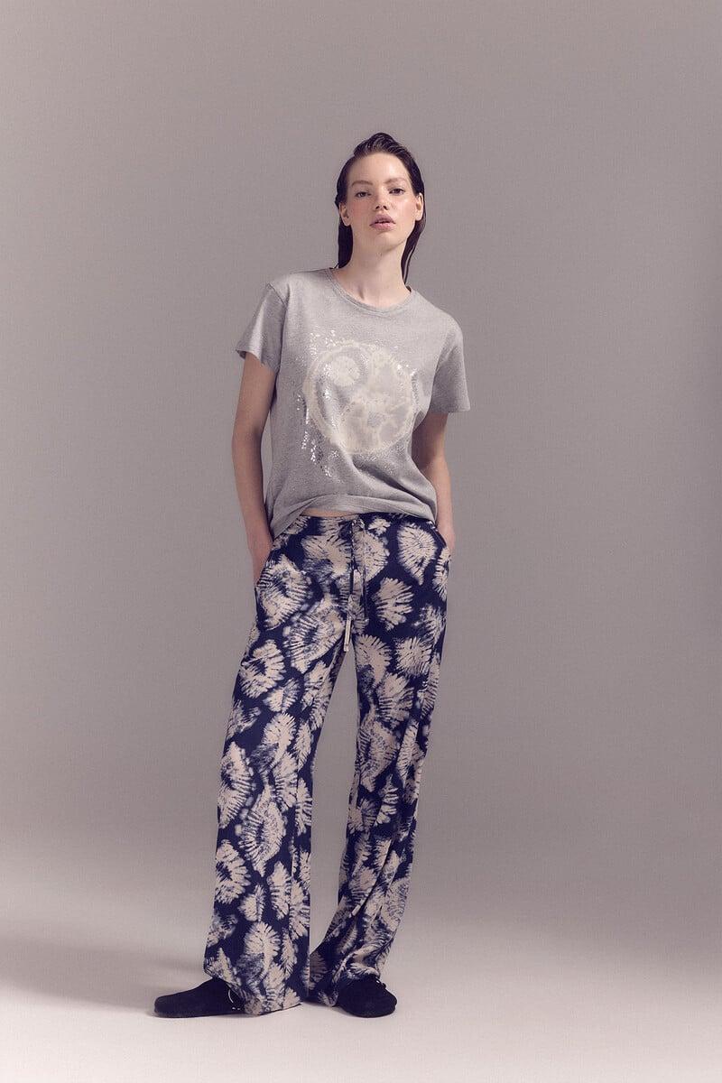 pedro del hierro Pantalón fluído estampado Tienda
