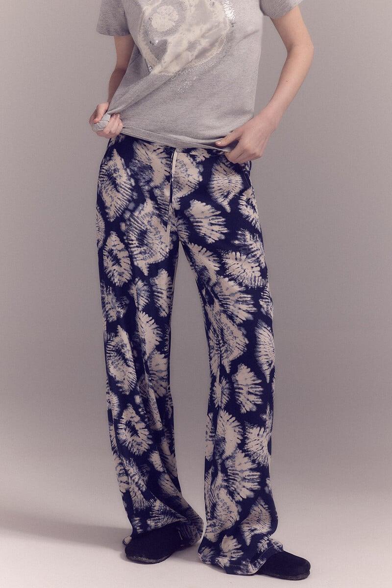 pedro del hierro Pantalón fluído estampado Tienda