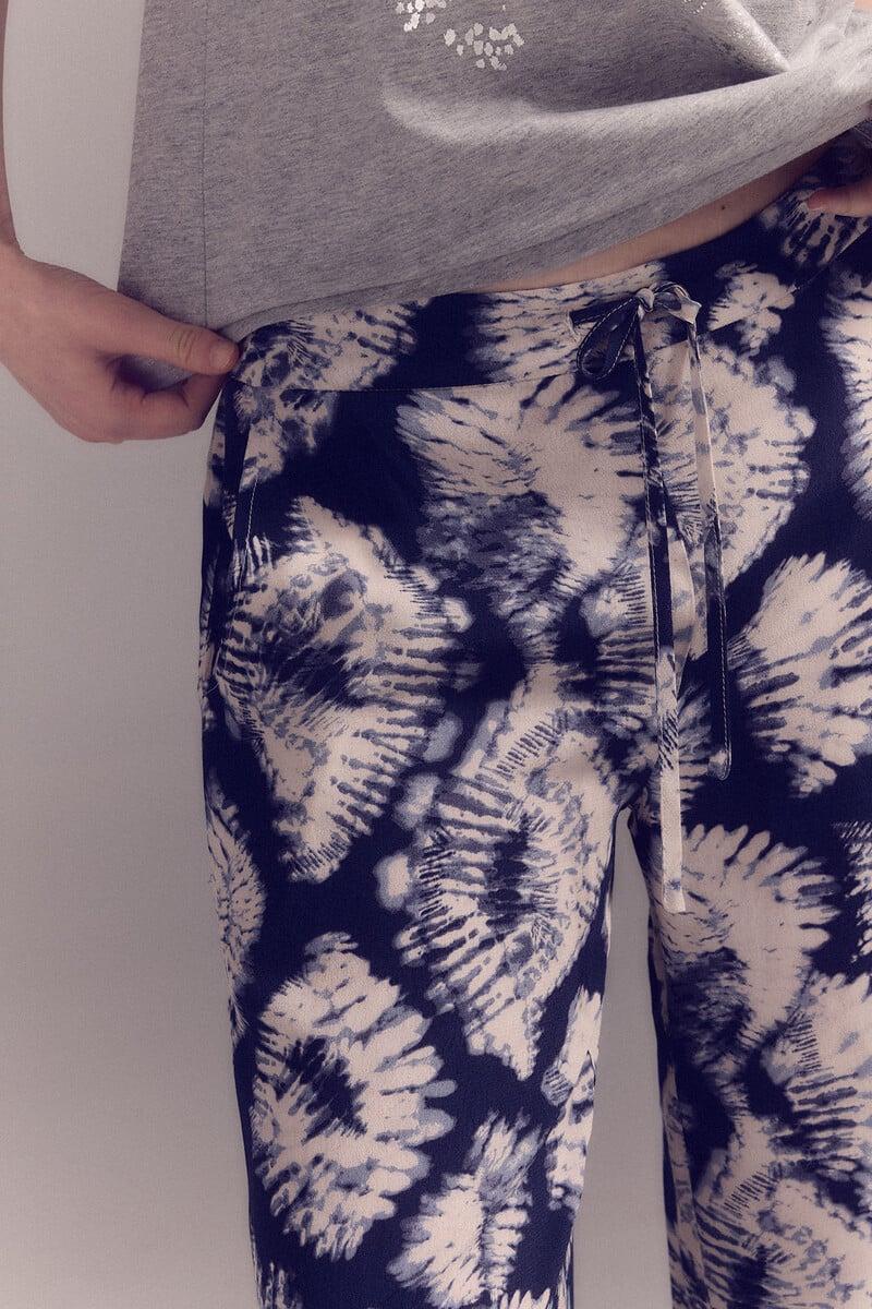 pedro del hierro Pantalón fluído estampado Tienda