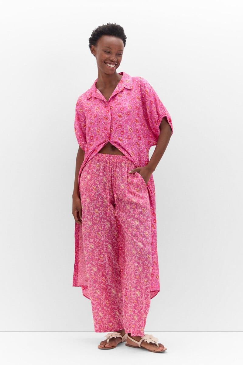 pedro del hierro Pantalón fluído estampado Liquidación