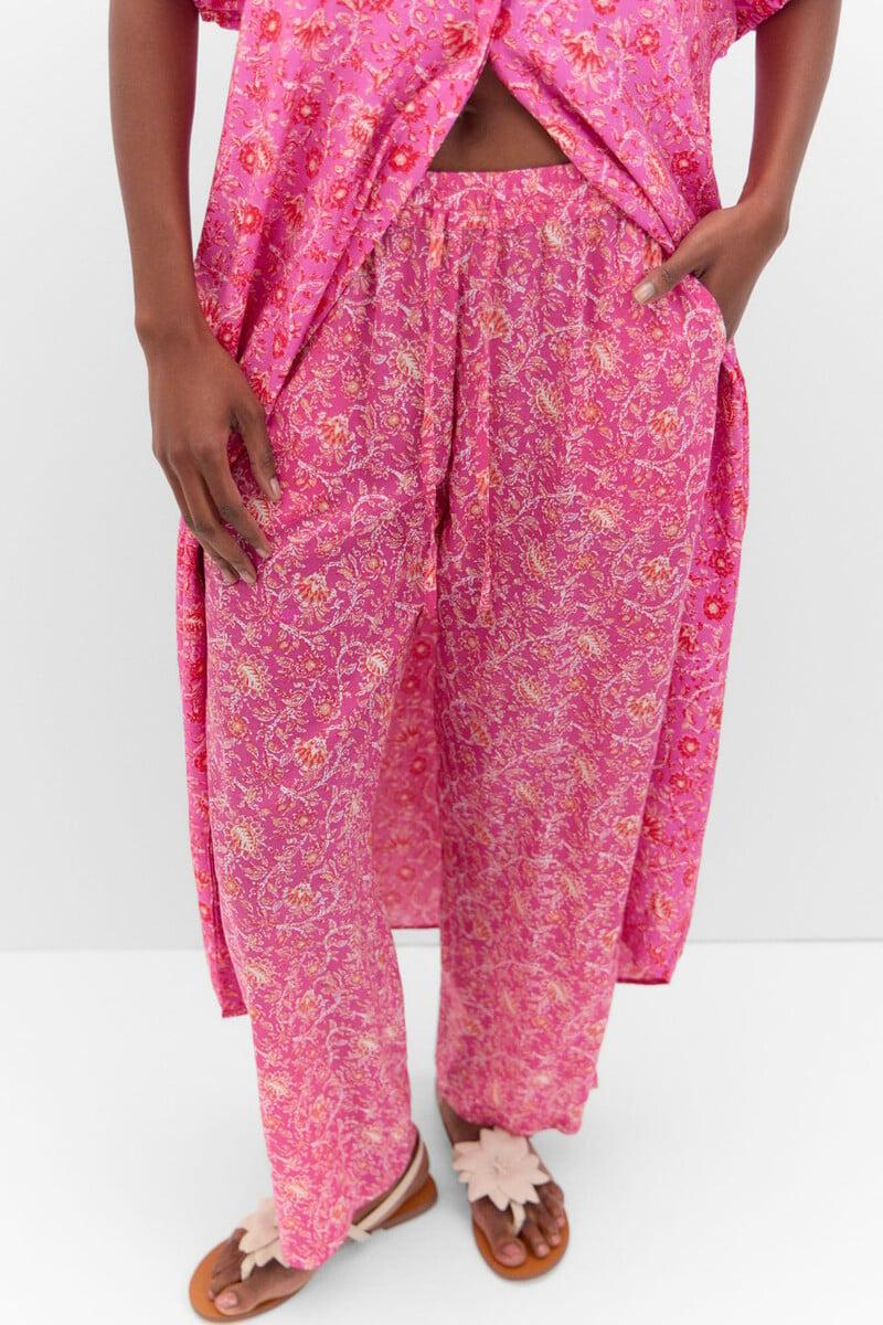 pedro del hierro Pantalón fluído estampado Liquidación