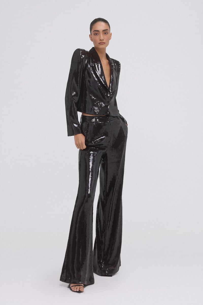 pedro del hierro Pantalón largo lentejuelas