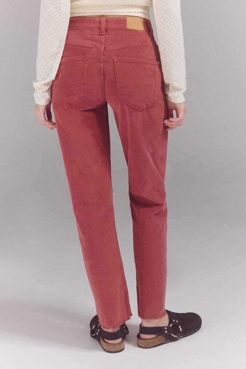 pedro del hierro Pantalones corduroy mom Últimos 3 días
