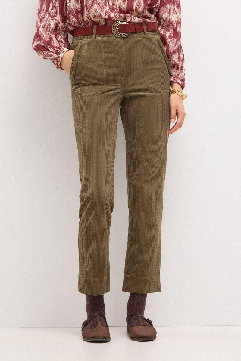 pedro del hierro Padme. Pantalón recto de pana Último día