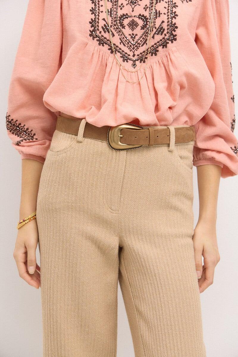 pedro del hierro Petra. Pantalón amplio de espiga Oferta especial de fábrica