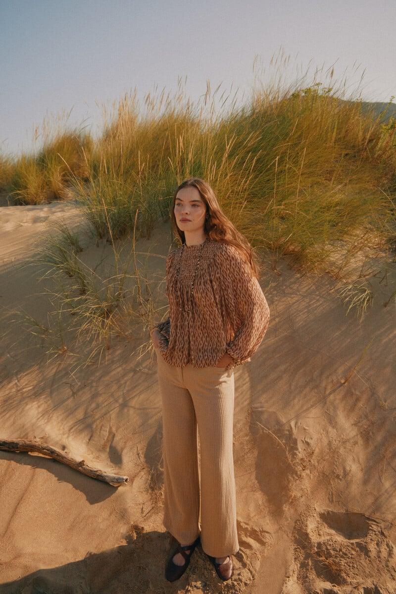 pedro del hierro Petra. Pantalón amplio de espiga Oferta especial de fábrica