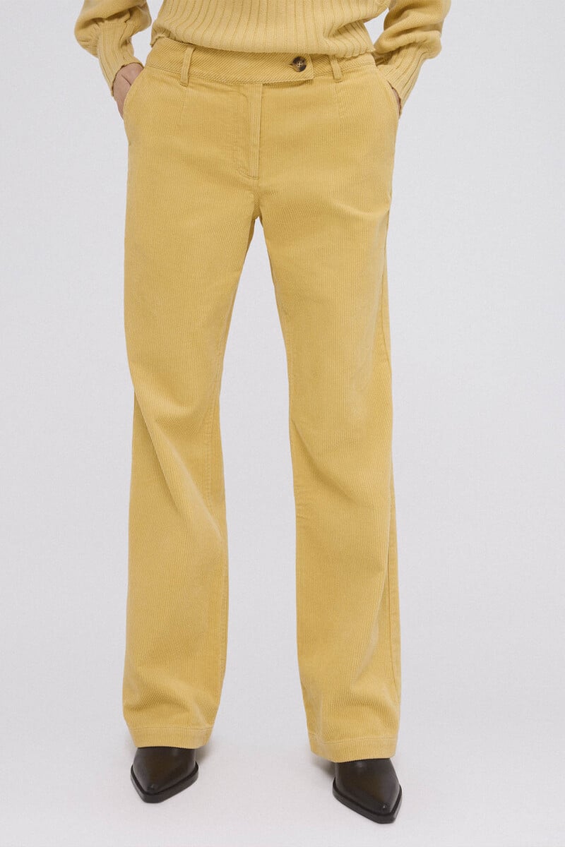 pedro del hierro Pantalón pana stove pipe full length Promoción trimestral