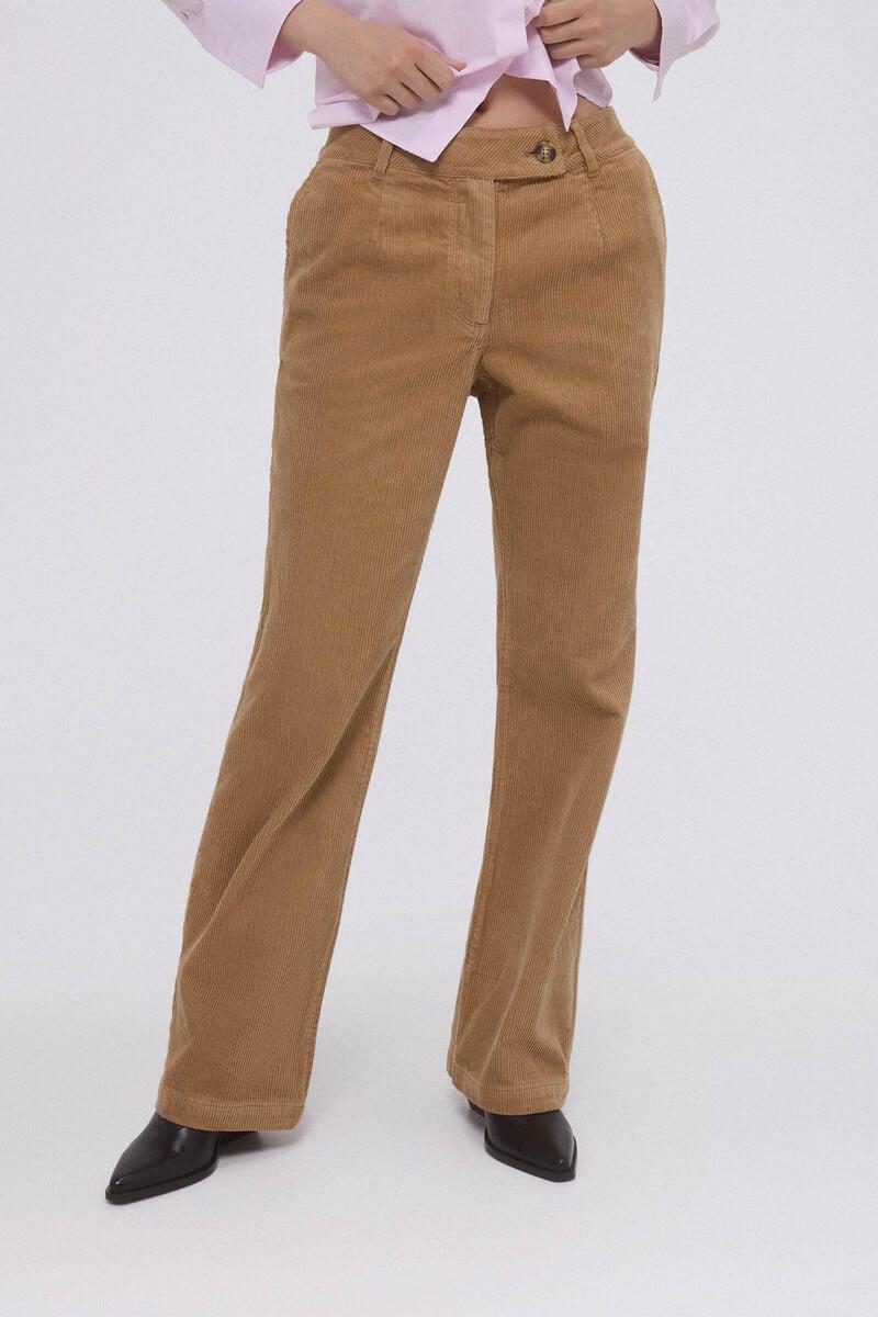 pedro del hierro Pantalón pana stove pipe full length Solo queda un día
