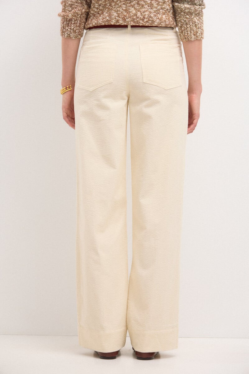 pedro del hierro Pauline. Pantalón recto de pana Envío internacional gratuito
