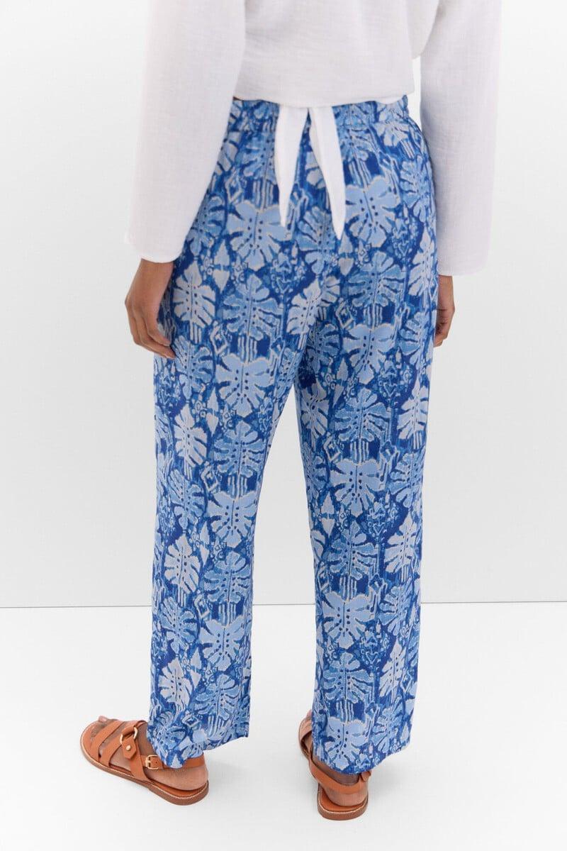 pedro del hierro Pantalón fluído estampado En oferta