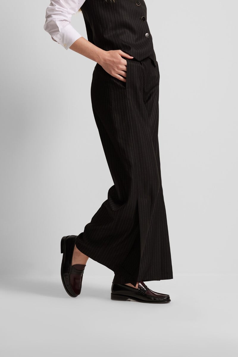 pedro del hierro Pantalón palazzo raya diplomática Descuentos del mes