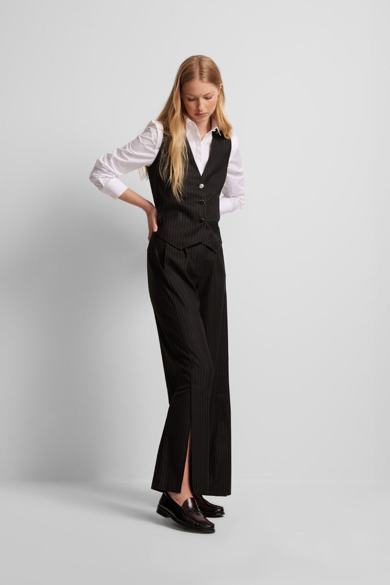pedro del hierro Pantalón palazzo raya diplomática Descuentos del mes