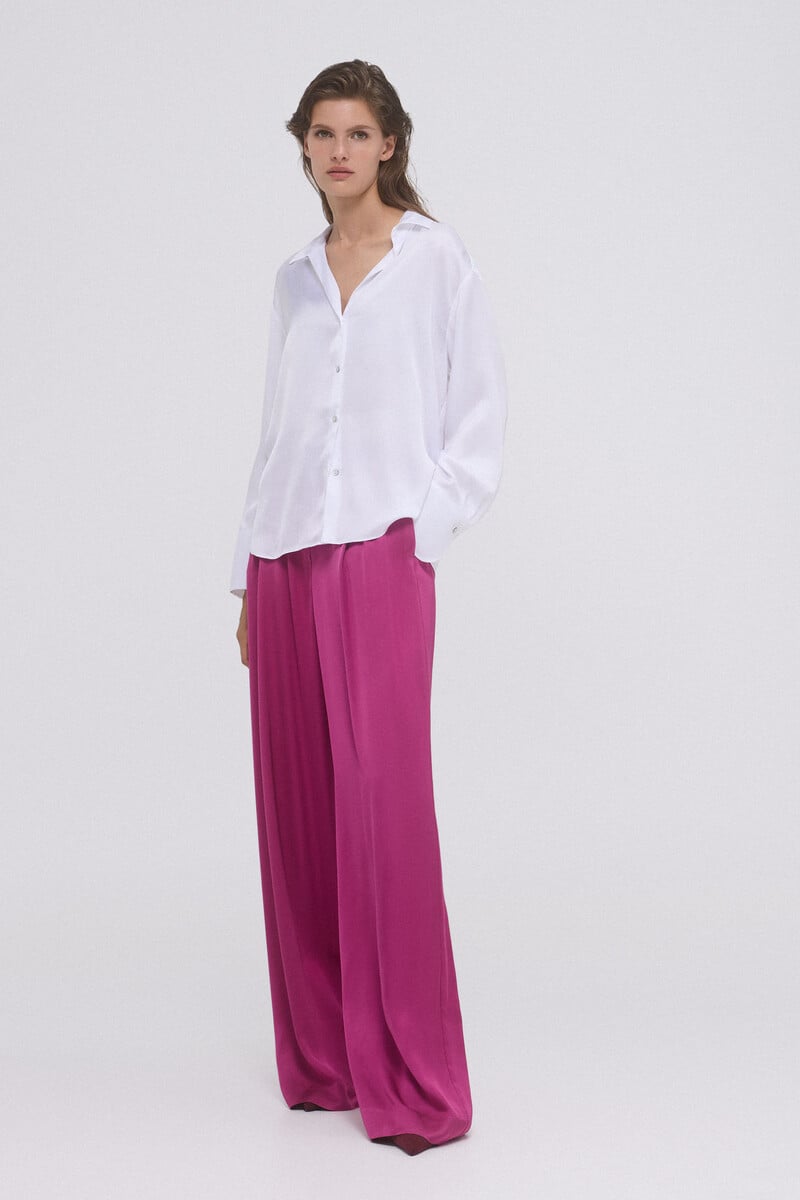 pedro del hierro Pantalón ancho doble pinza