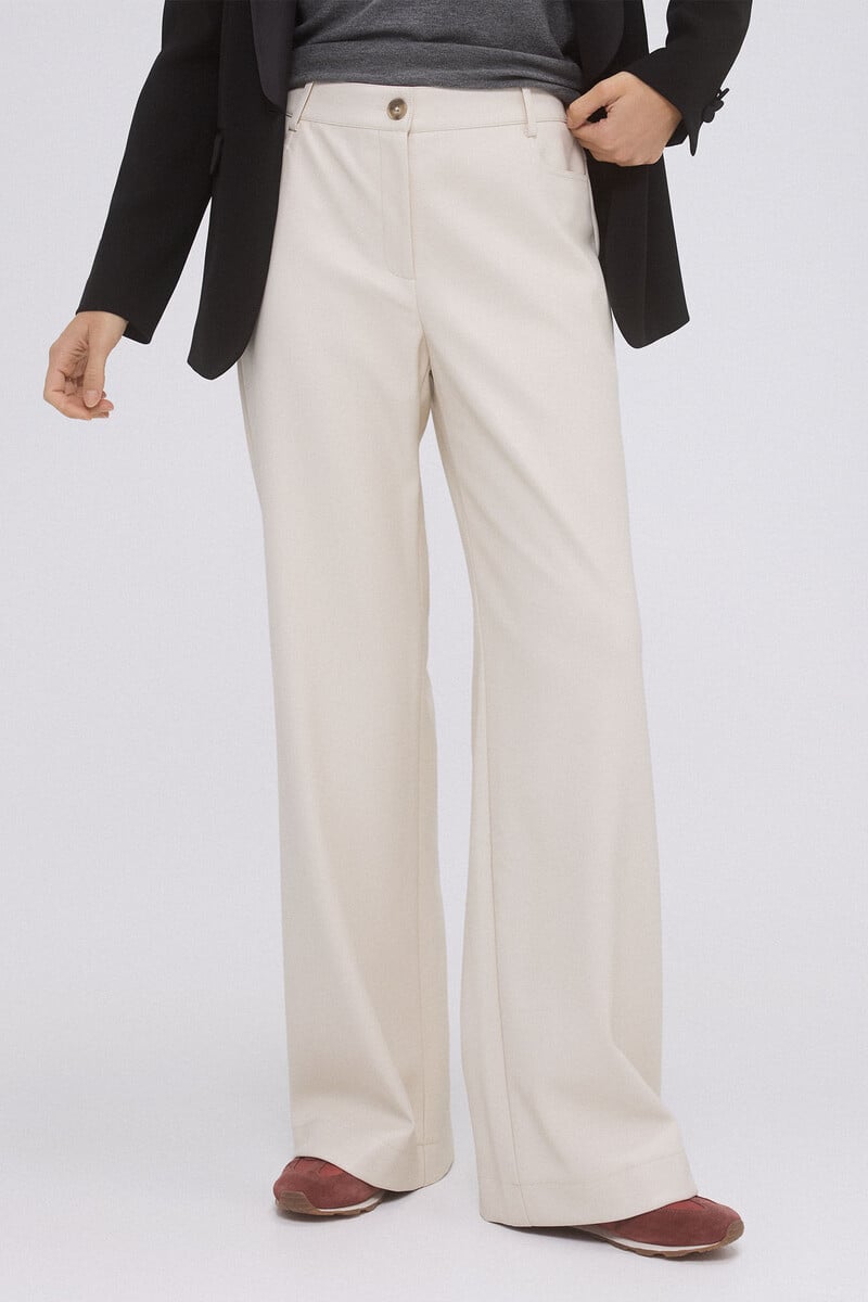 pedro del hierro Pantalón fake leather Última moda