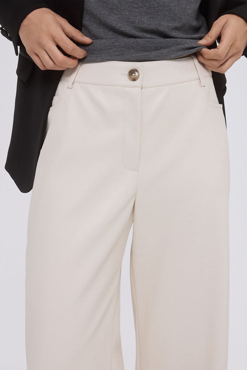 pedro del hierro Pantalón fake leather Última moda