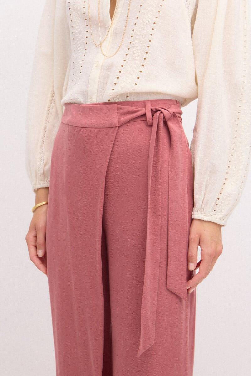 pedro del hierro Paula. Pantalón ancho cruzado Ofertas especiales