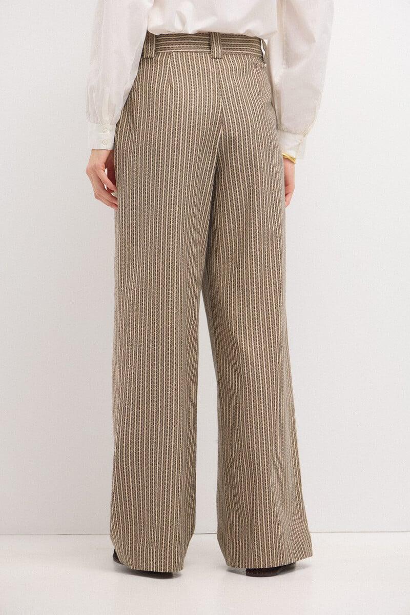 pedro del hierro Paola. Pantalón amplio de rayas Rebajas de fin de temporada