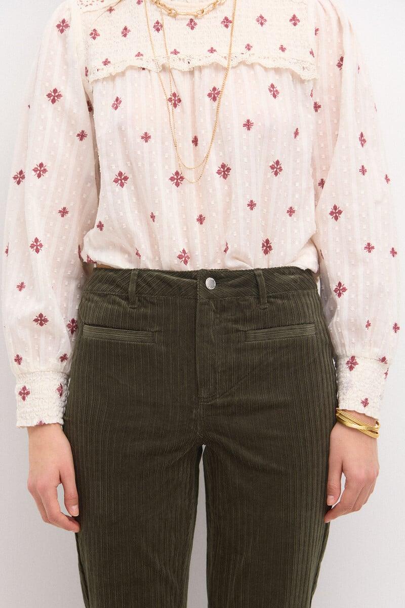 pedro del hierro Pastora. Pantalón acampanado de pana Precio ultrabajo