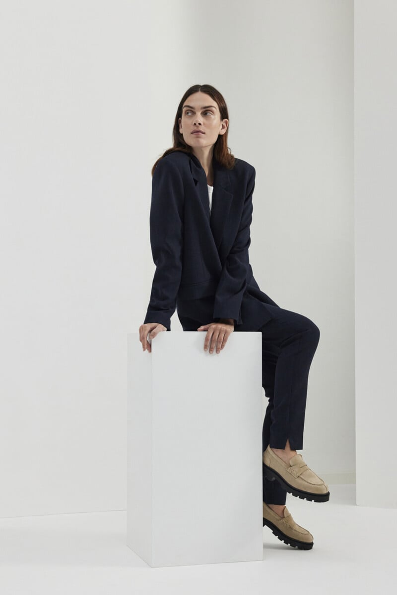 pedro del hierro Pantalón de traje Slim Fit confeccionado con materiales reciclados Outlet online