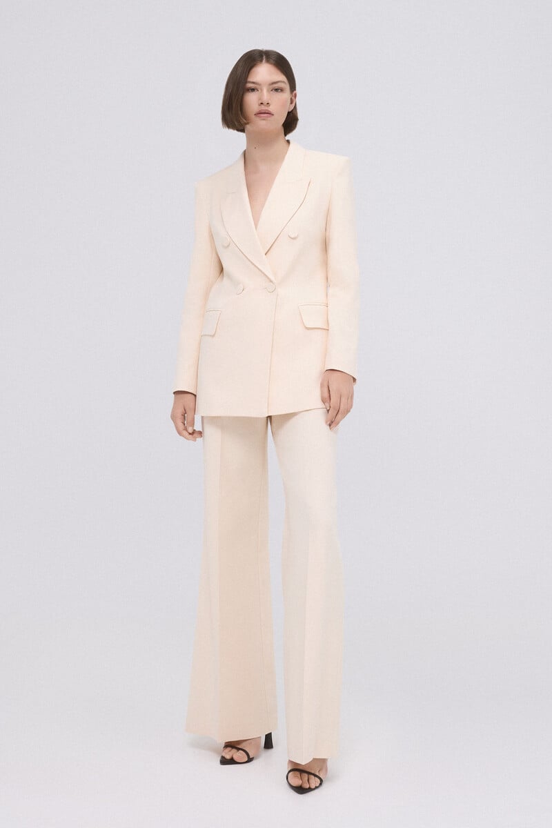 pedro del hierro Pantalon traje crudo