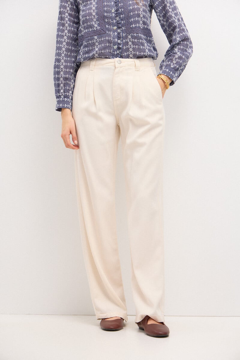 pedro del hierro Petra. Pantalón fluido lavado Ventas relámpago