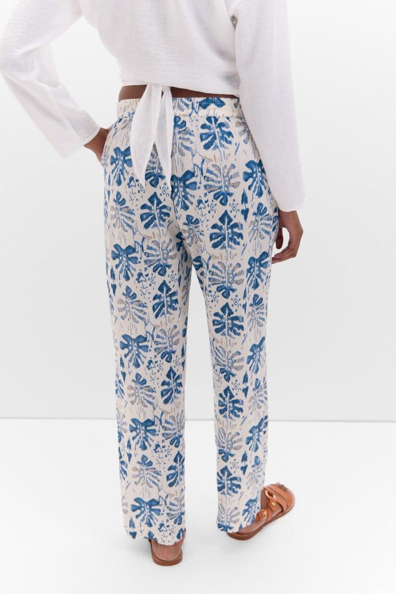 pedro del hierro Pantalón fluído estampado Tienda