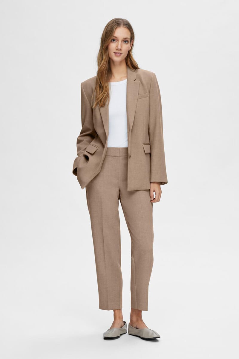 pedro del hierro Pantalón de traje Regular Fit confeccionado con materiales reciclados