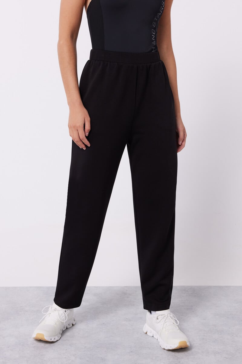 pedro del hierro Pantalón jogger tacto suave negro Rebajas online