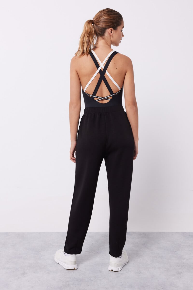 pedro del hierro Pantalón jogger tacto suave negro Rebajas online