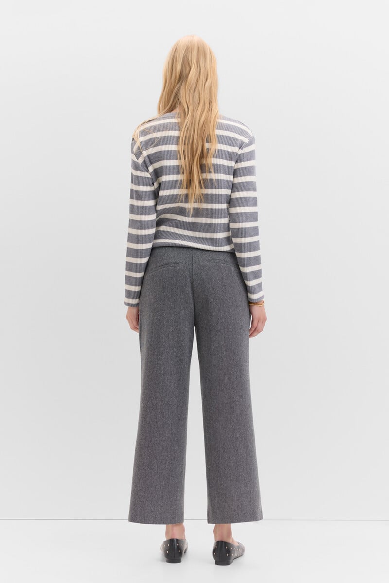 pedro del hierro Pantalón crop con botones Rebajas top