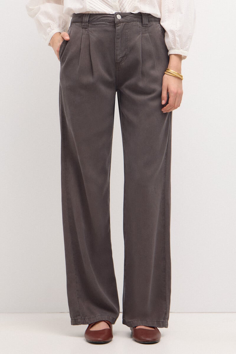 pedro del hierro Olaia. Pantalón fluido en tencel COMPRAR AHORA