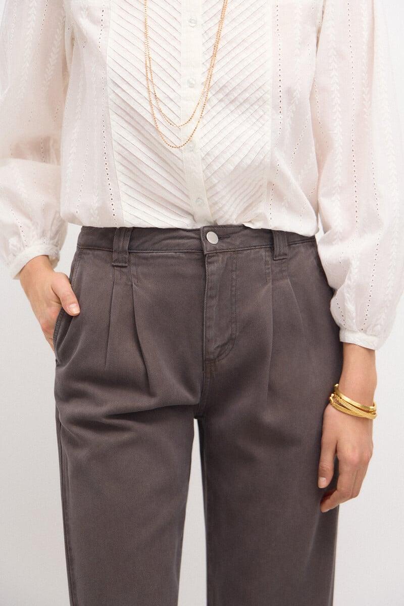 pedro del hierro Olaia. Pantalón fluido en tencel COMPRAR AHORA