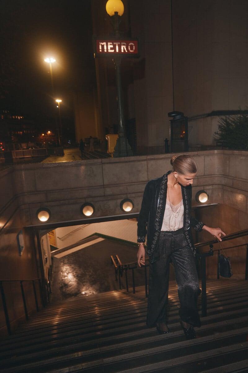pedro del hierro Penélope. Pantalón amplio con lurex Últimos 2 días