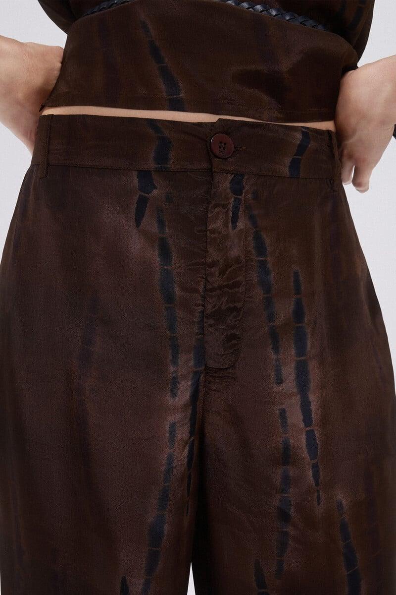 pedro del hierro Pantalón ancho estampado Último día