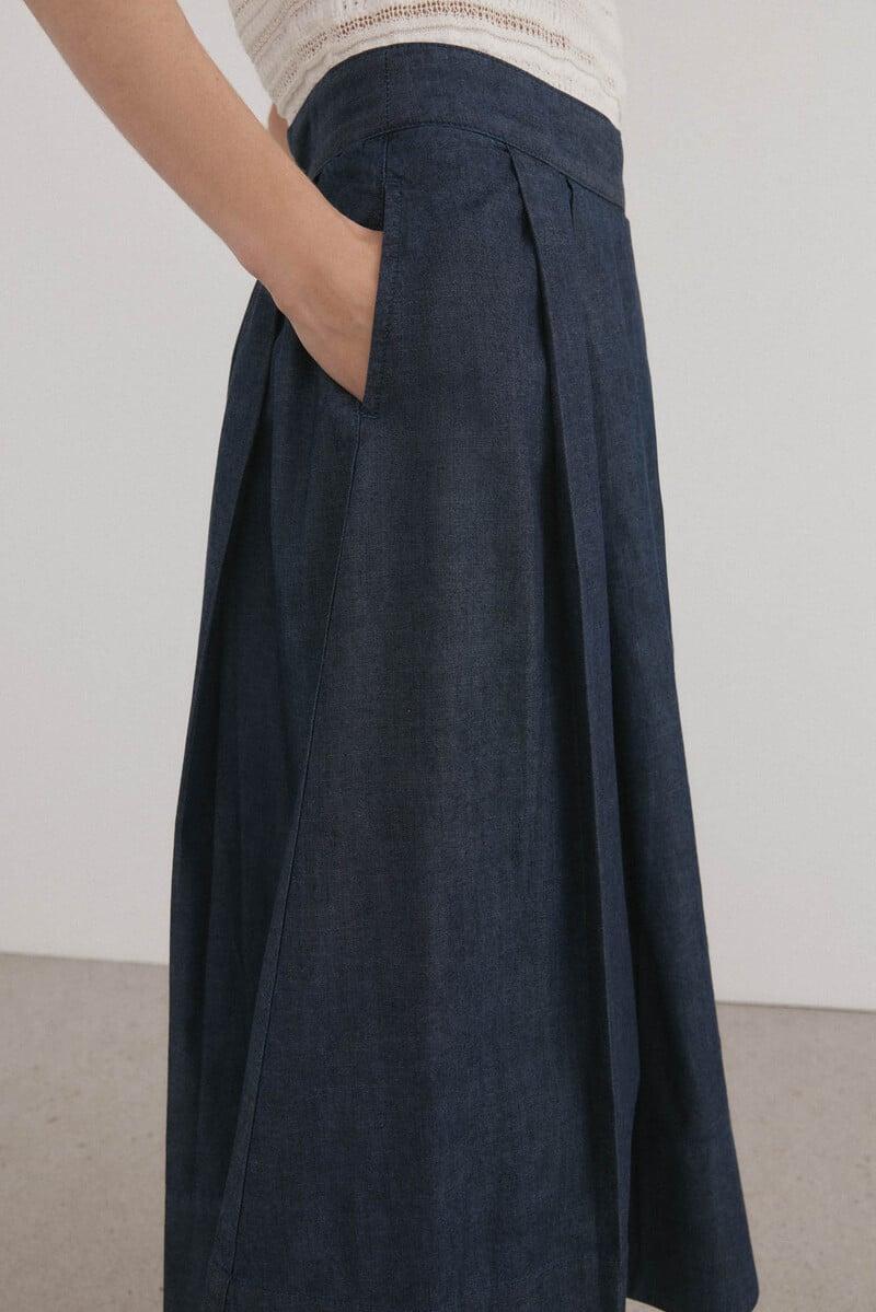 pedro del hierro Falda pliegues Superdescuento
