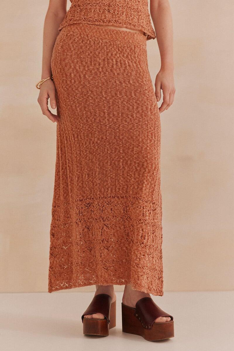 pedro del hierro Ruth. Falda de punto Descuentos del mes