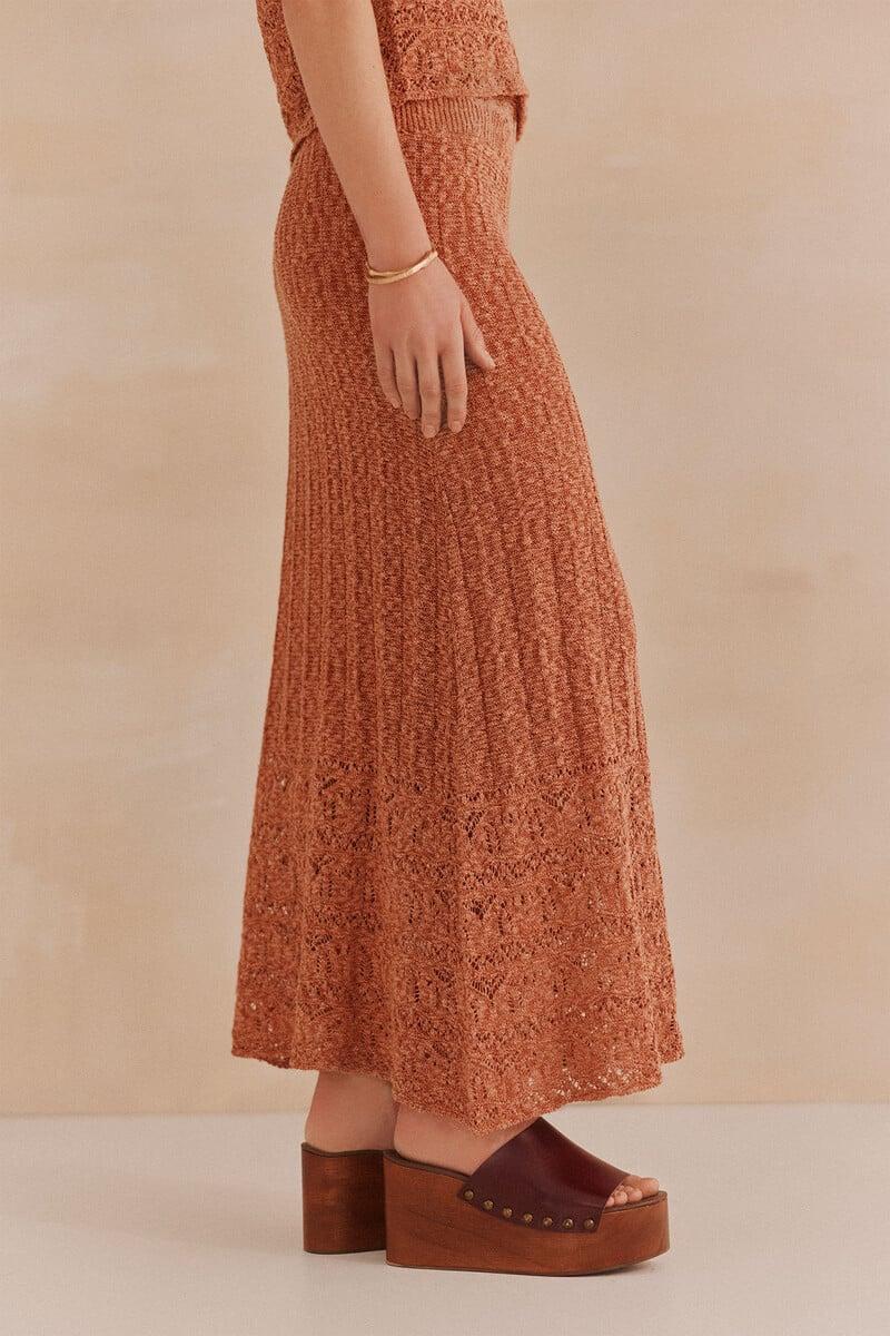 pedro del hierro Ruth. Falda de punto Descuentos del mes