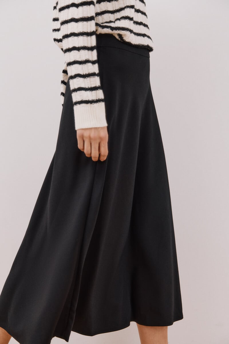 pedro del hierro Falda midi capa Ofertas de temporada