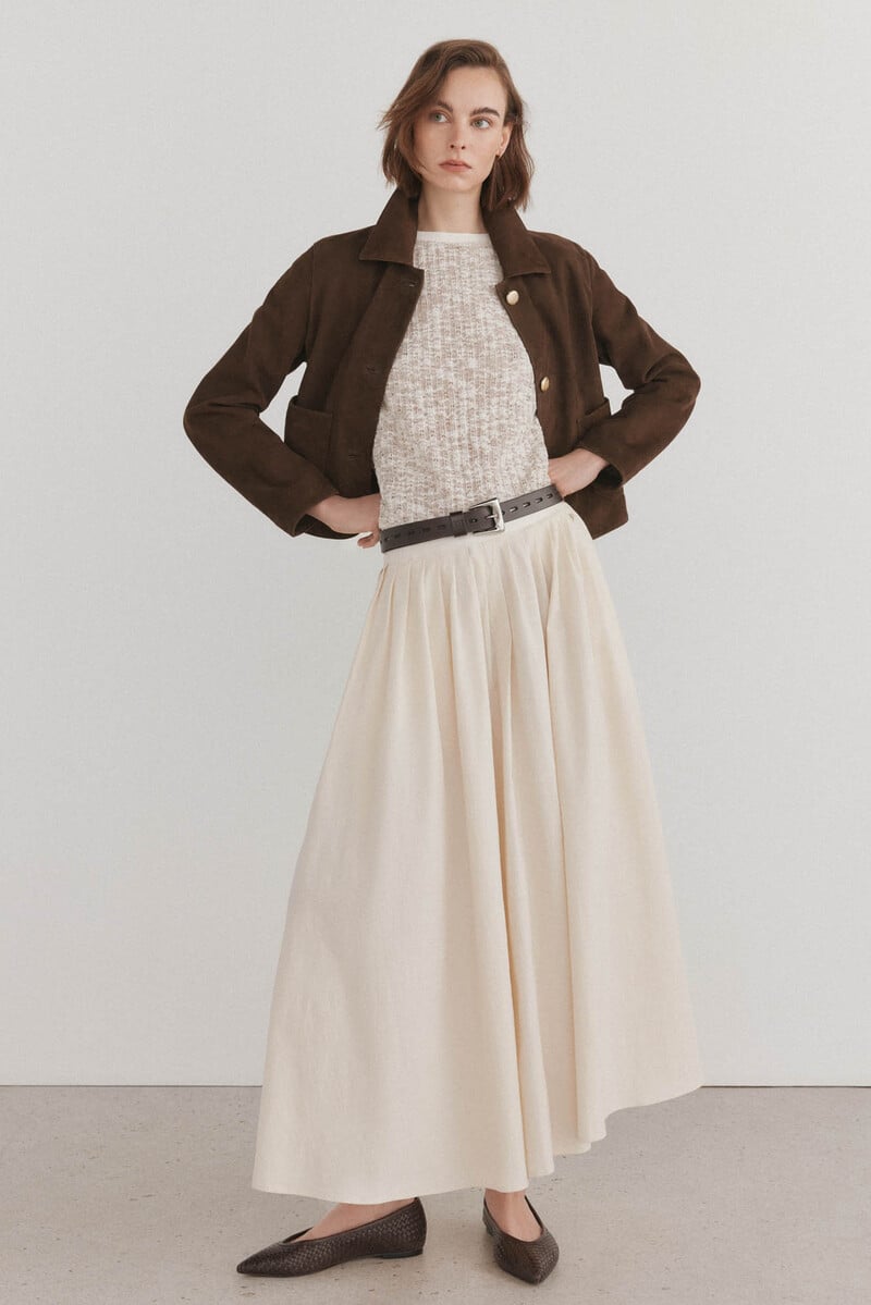 pedro del hierro Falda midi tablas Devoluciones gratuitas