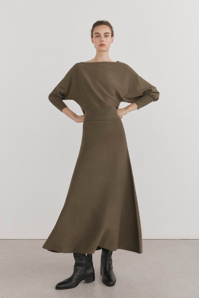 pedro del hierro Falda de punto midi En línea
