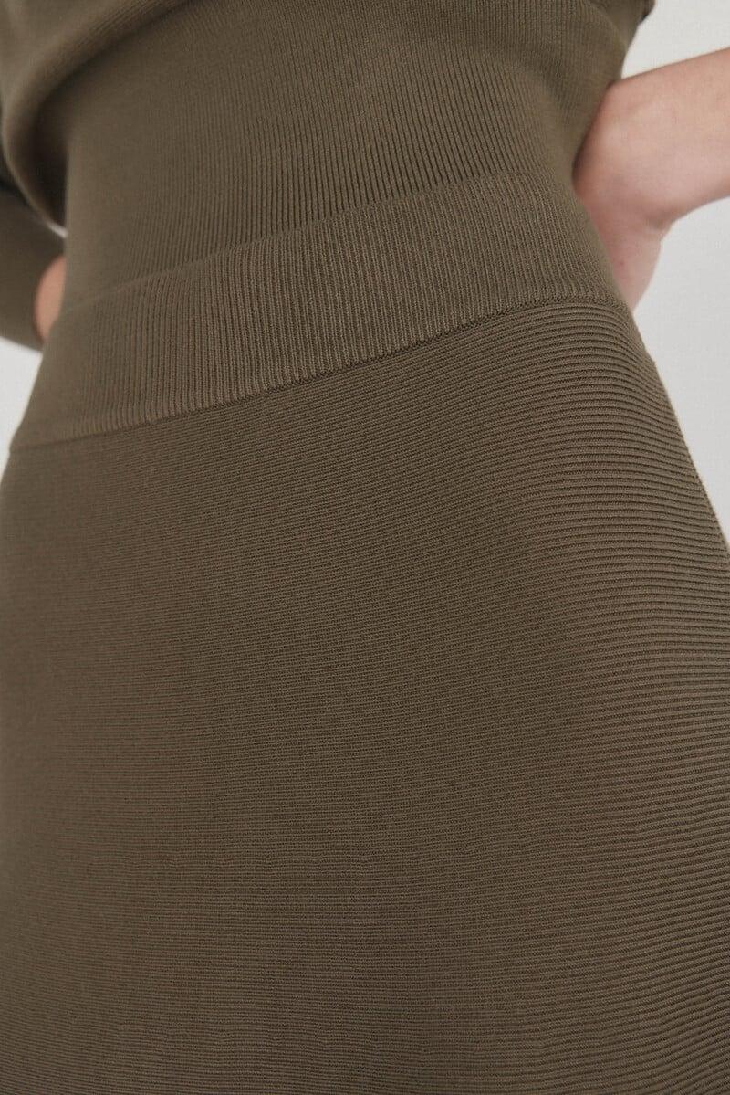 pedro del hierro Falda de punto midi En línea