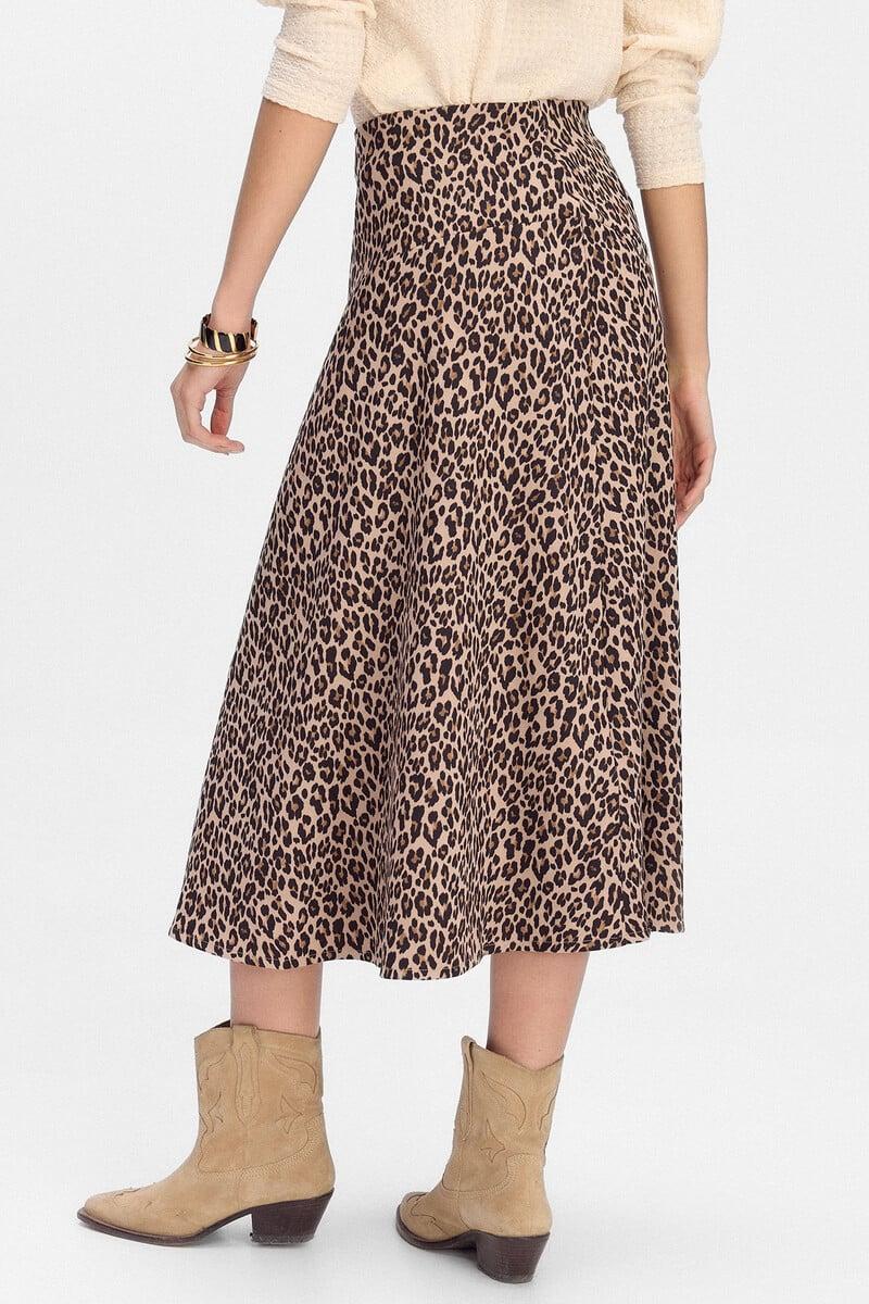 pedro del hierro Falda midi evaséefecto antelina Outlet