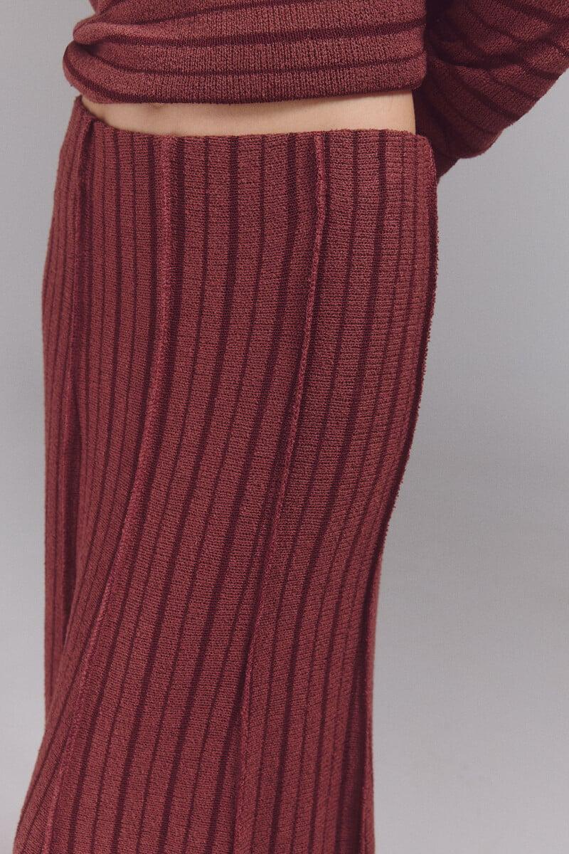 pedro del hierro Falda midi punto Ofertas