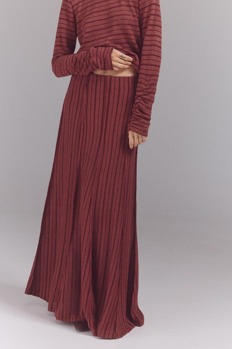 pedro del hierro Falda midi punto Ofertas