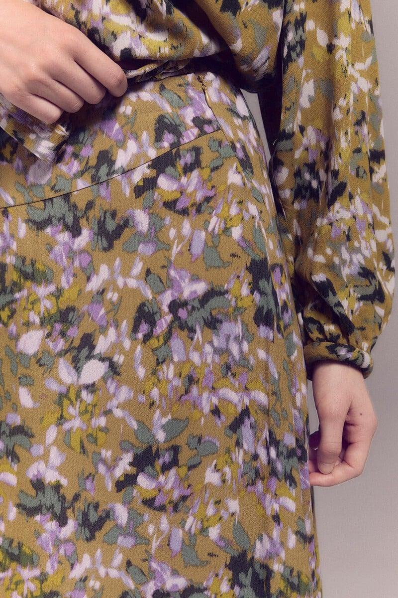 pedro del hierro Falda larga estampada Venta caliente