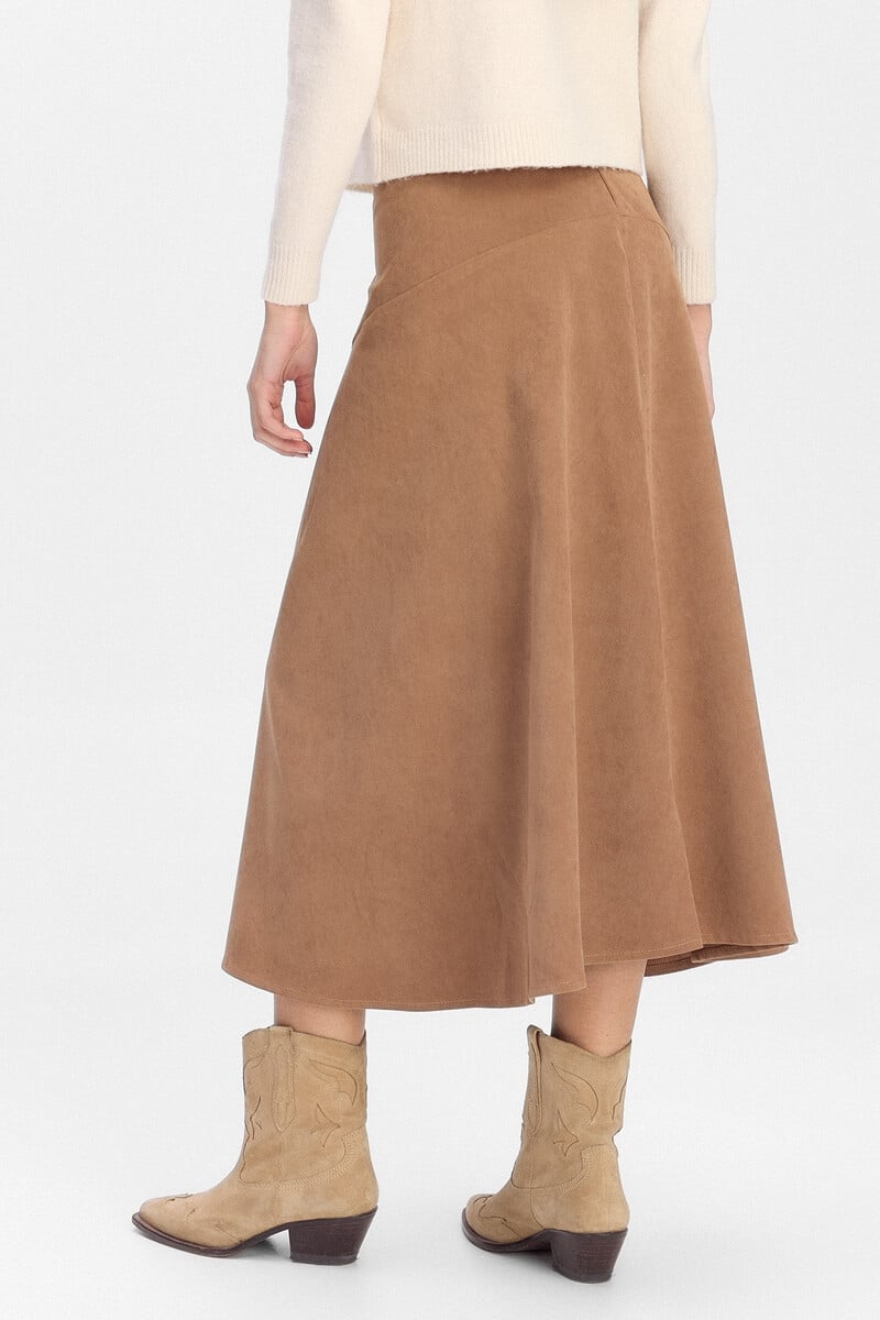 pedro del hierro Falda midi evaséefecto antelina Rebajas de fábrica