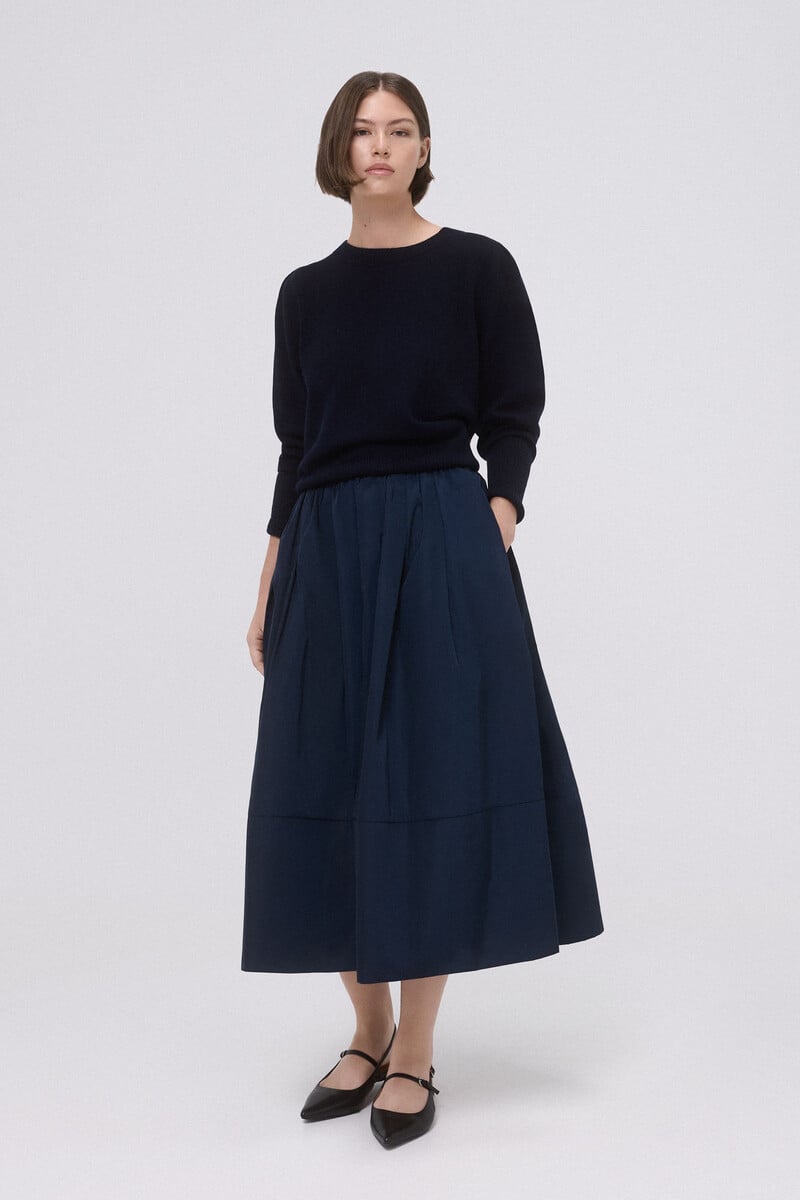 pedro del hierro Falda midi tafeta