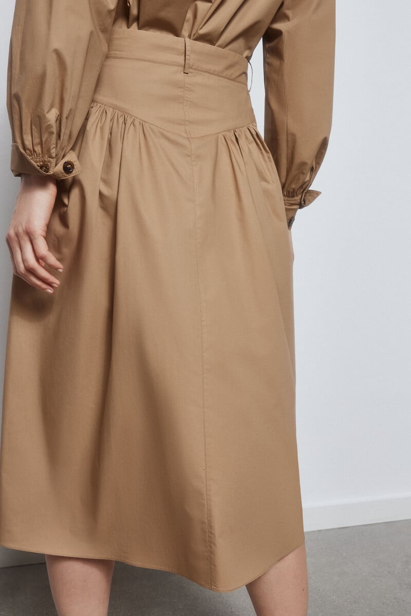 pedro del hierro Falda midi canesú Solo queda un día